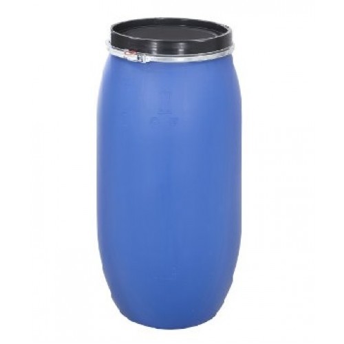 120 Litre Open Top Plastic Storage Drum With Lid